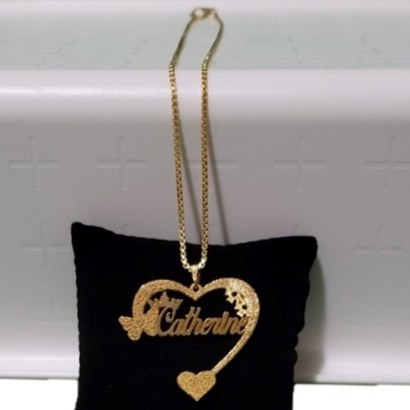 Name necklace pendant "Catherine" - Picture 2 of 2